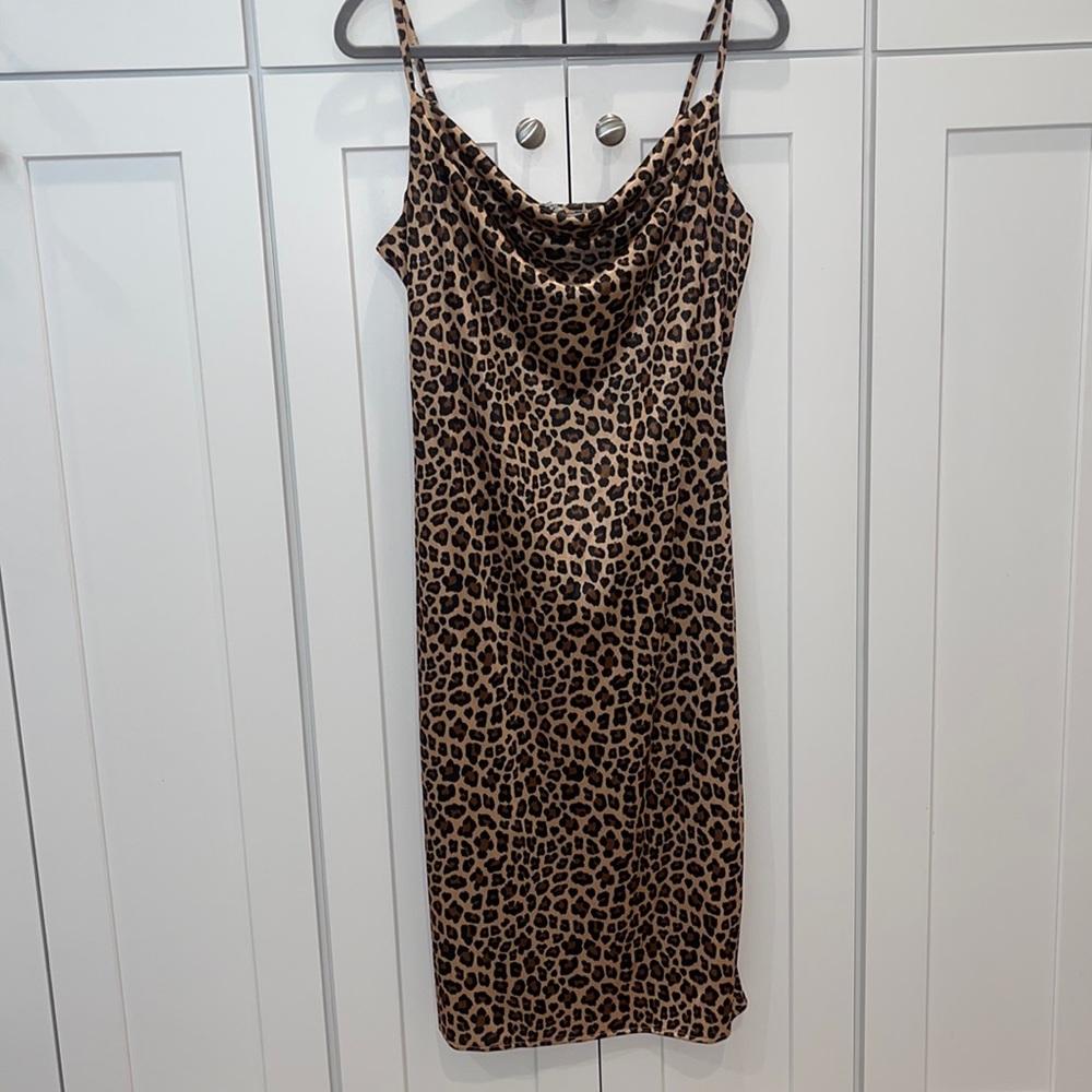 Silk Leopard H&M Dress